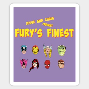 Fury's Finest Logo "Jesse and Chris present" Sticker